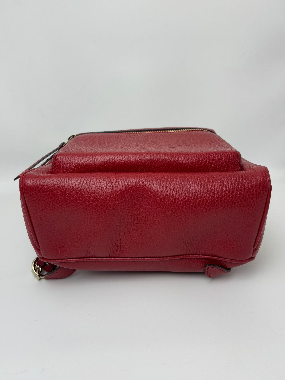 Preowned. Gucci Soho Chain Backpack Red|6396