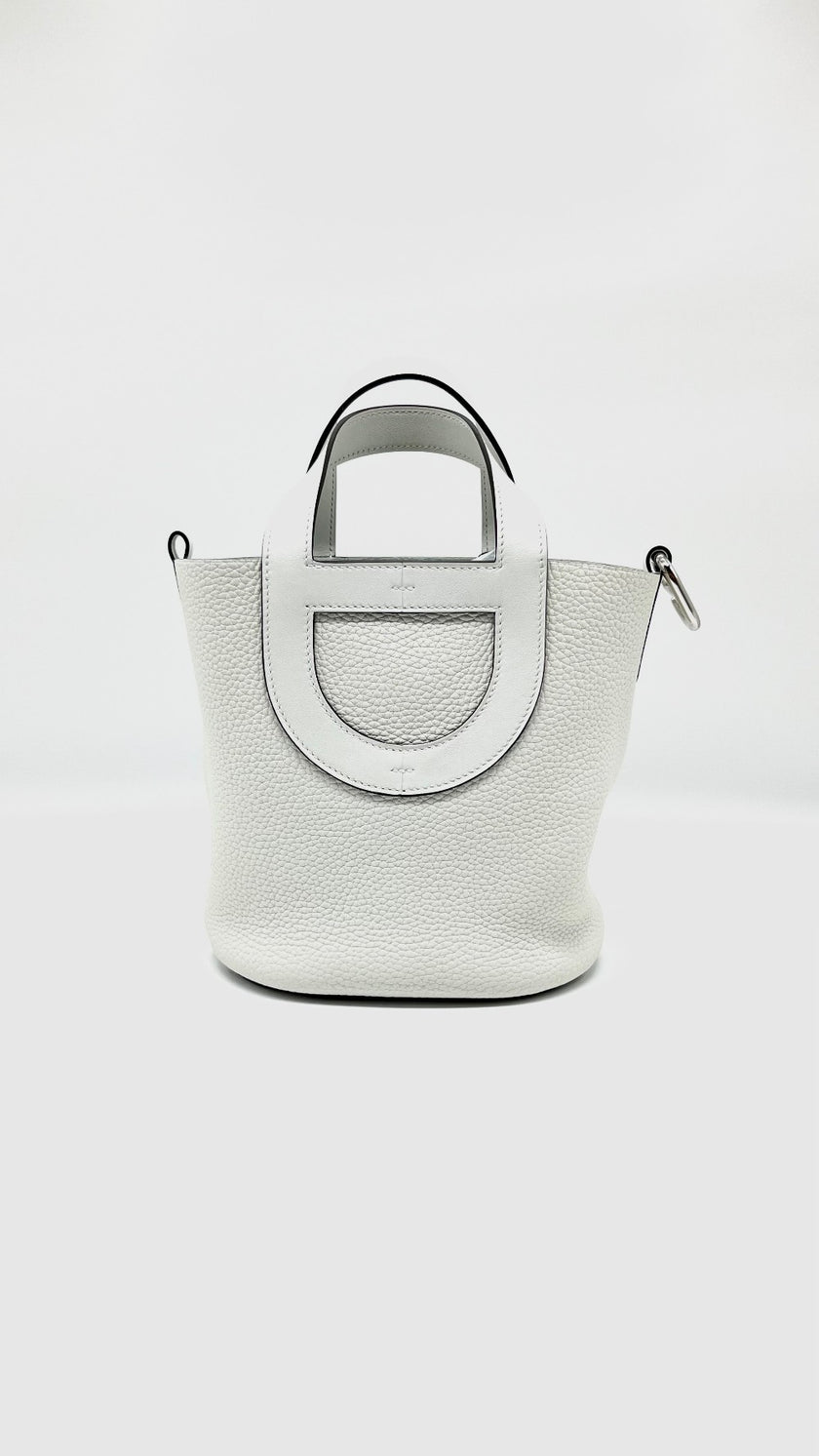 Brand New. Hermes In The Loop 18 New White Togo PHW. BBS005ZB|5164