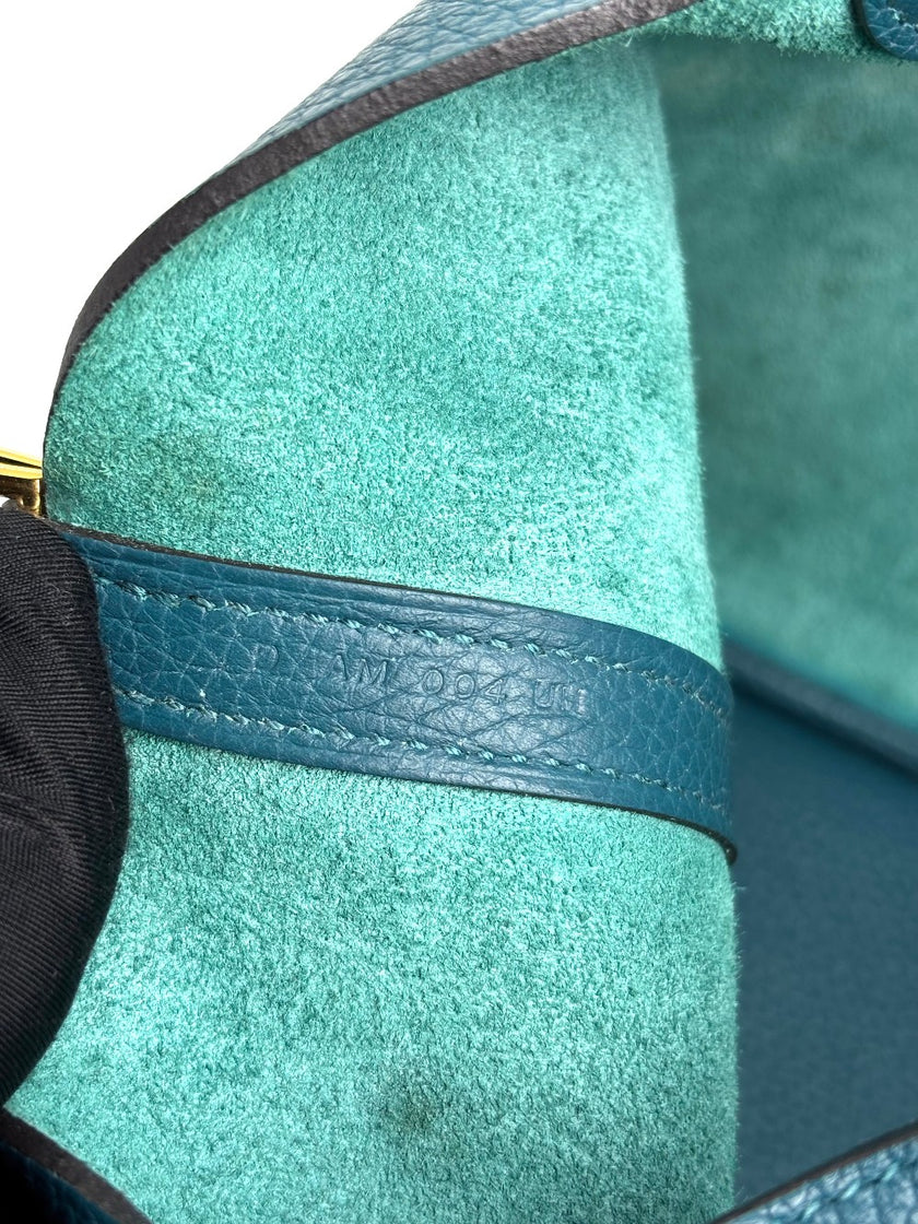 Preowned. Hermes Picotin 22 Vert Bosphore GHW. DAM004UH|3729