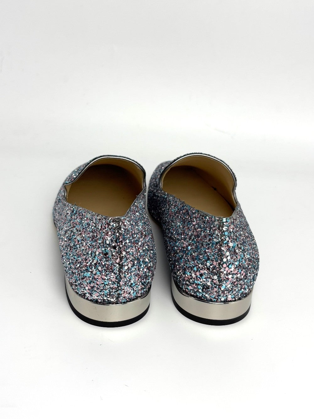Brand New. Jimmy Choo Slip On Glitter. 38.5|8686