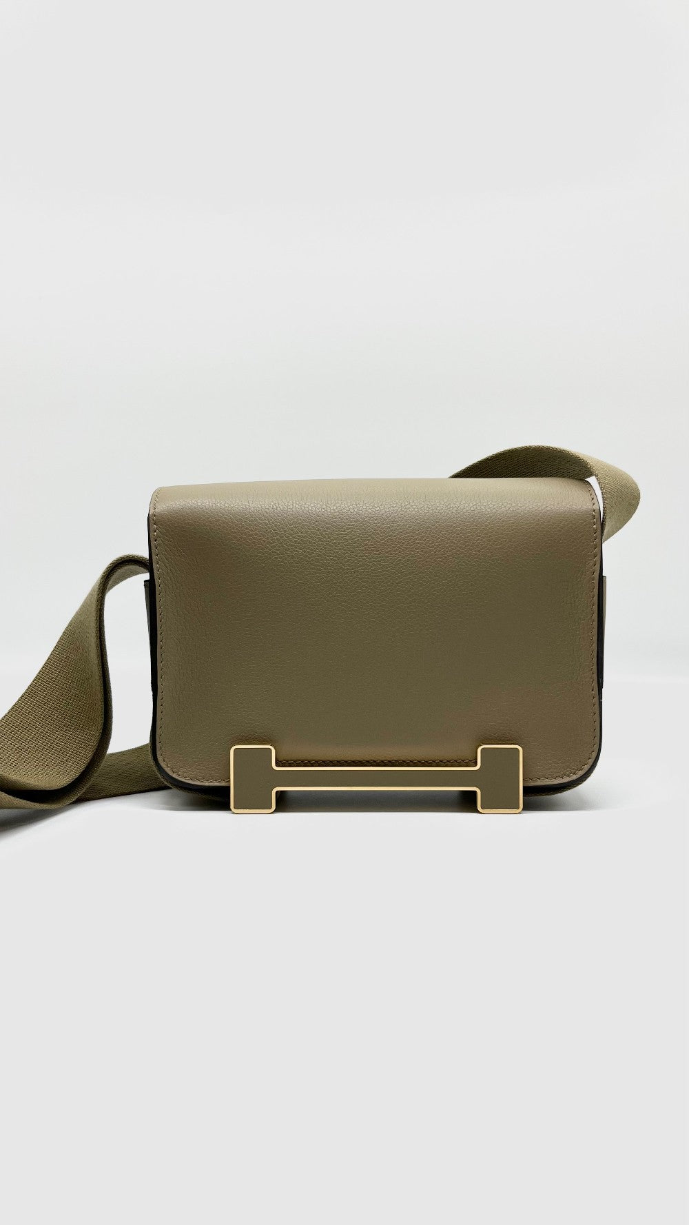 Brand New. Hermes Geta Evercolor Beige De Weimar GHW. WPU003NI|4960