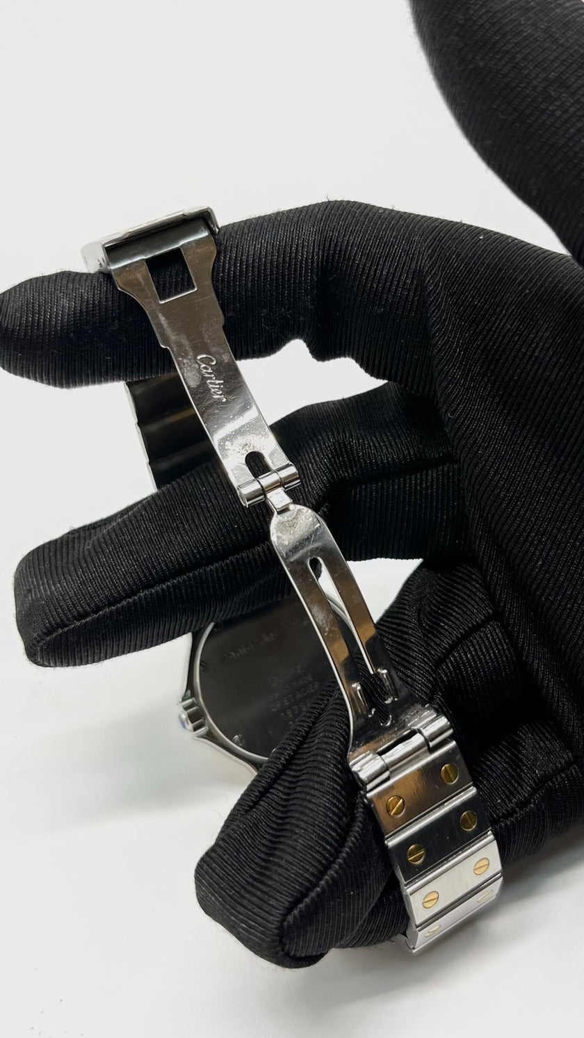 Preowned. Cartier Santos Octagon Two-toned 30MM|10902