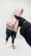 Brand New. Dior Bandoulier Rose Multi Bag Strap|12200