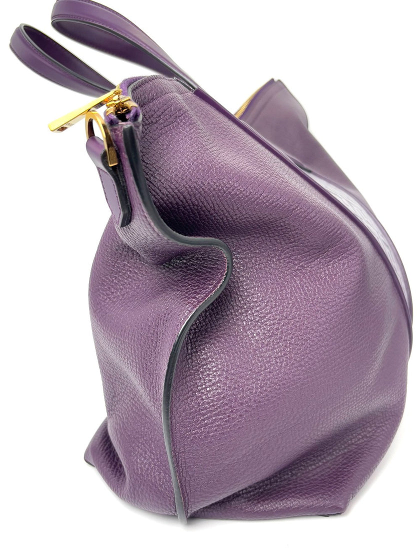 Preowned. Versace 2-way Tote Violet|6400