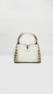 Preowned. LV Capucines Mini Himalayan GHW. Microchip|13819