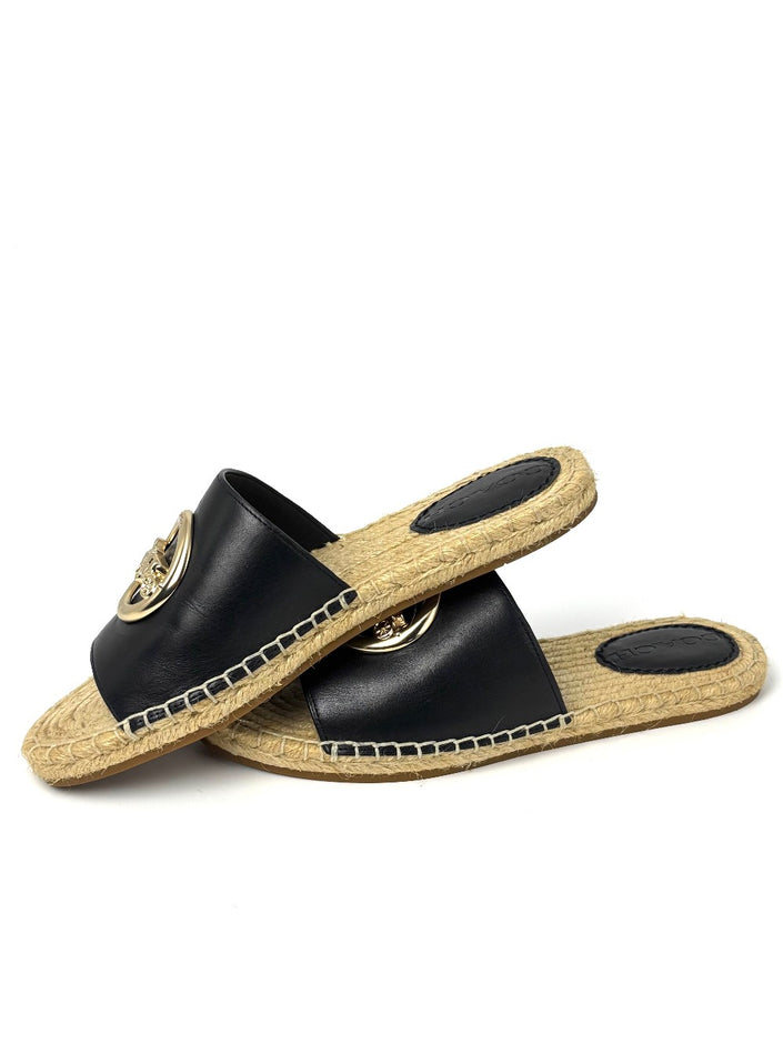 Preowned. Coach Slides Black. 36|8939