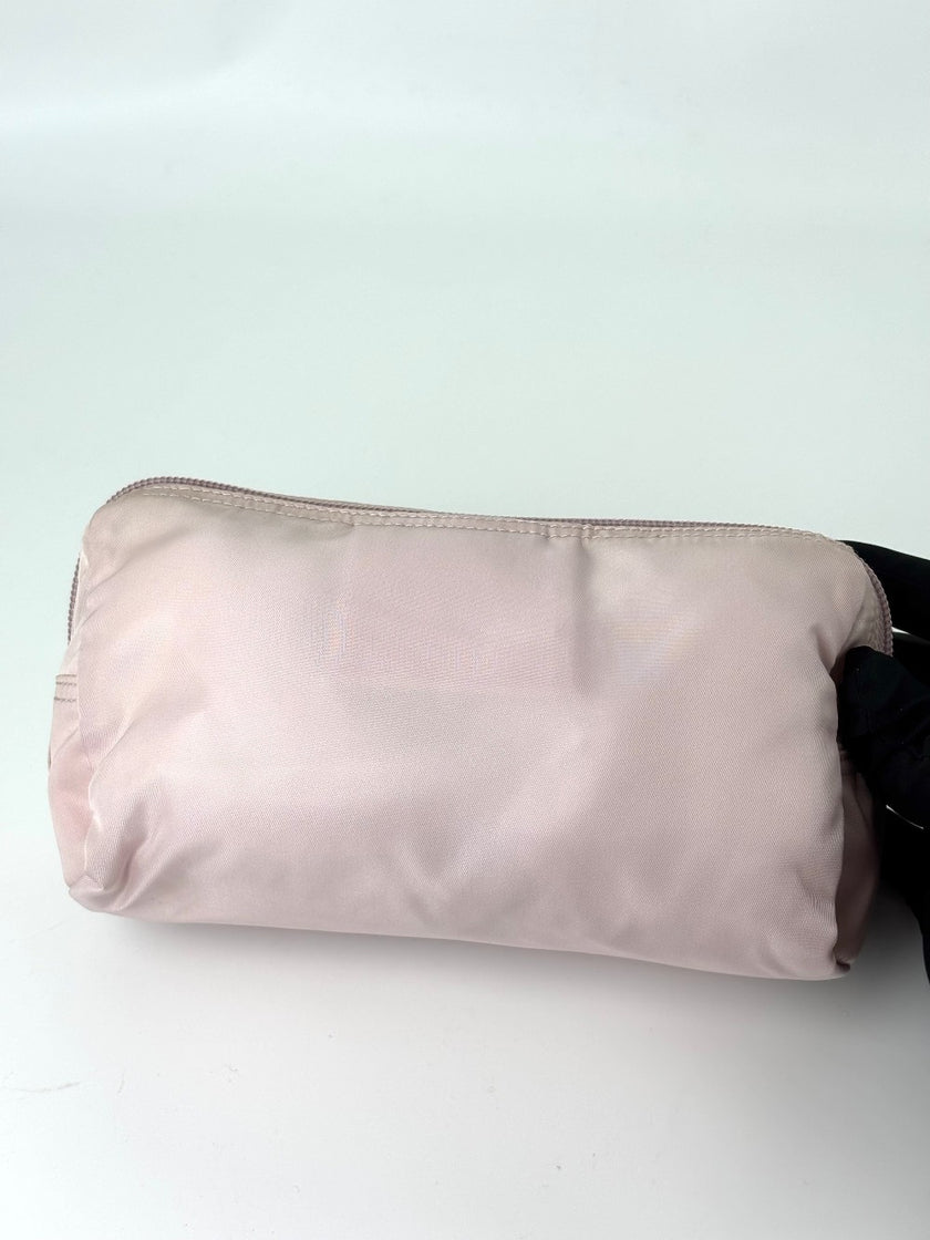 Like New. Prada Re- Nylon Pouch Pink|6118