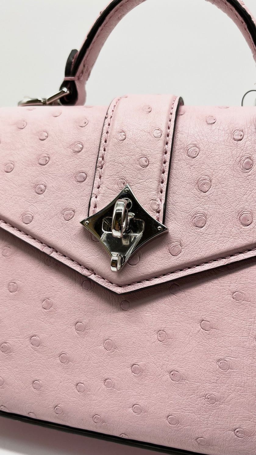 Brand New. LV Rose De Vents Mini Pink Ostrich|7930