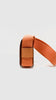 Preowned. Hermes Geta Orange Chevre PHW. UPU009NI|10207