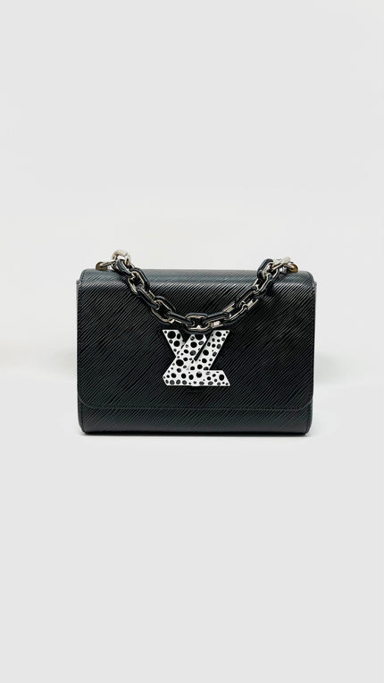 Like New. LV Twist Yayoi Black/White. MCHIP|10269