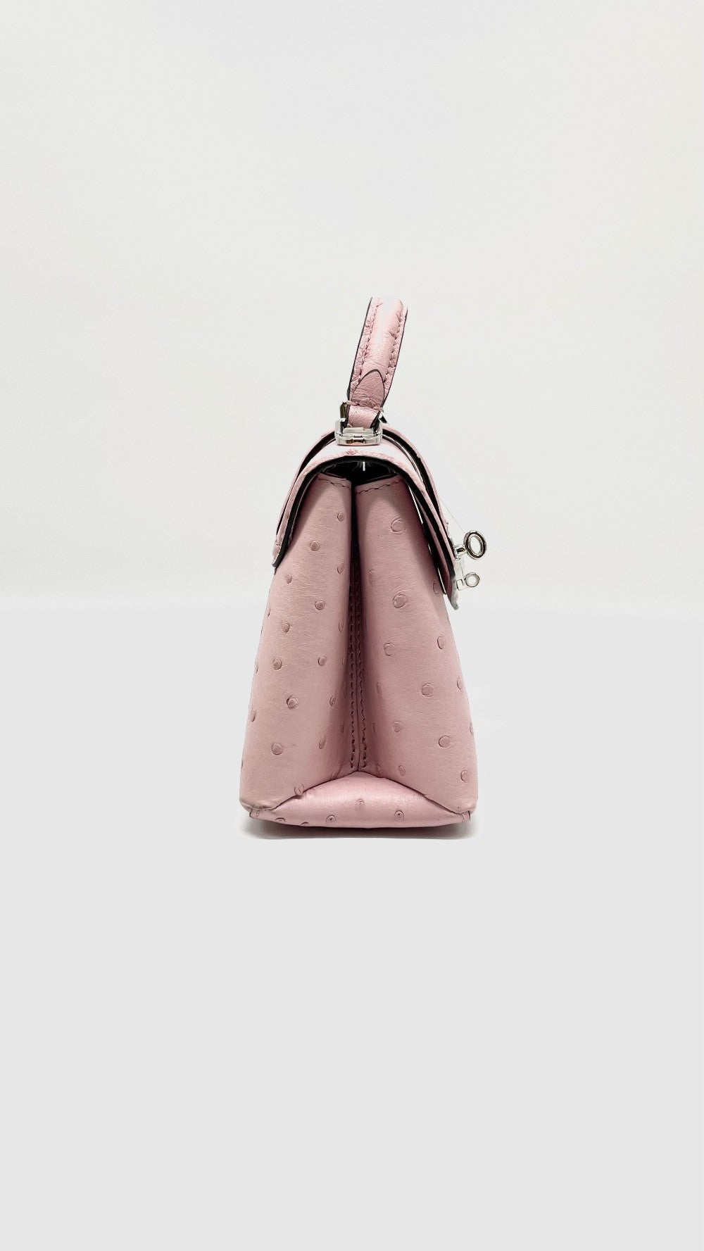 Brand New. LV Rose De Vents Mini Pink Ostrich|7929