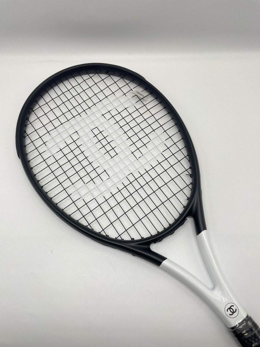 Brand New. Chanel Tennis Racket Black/White|10038