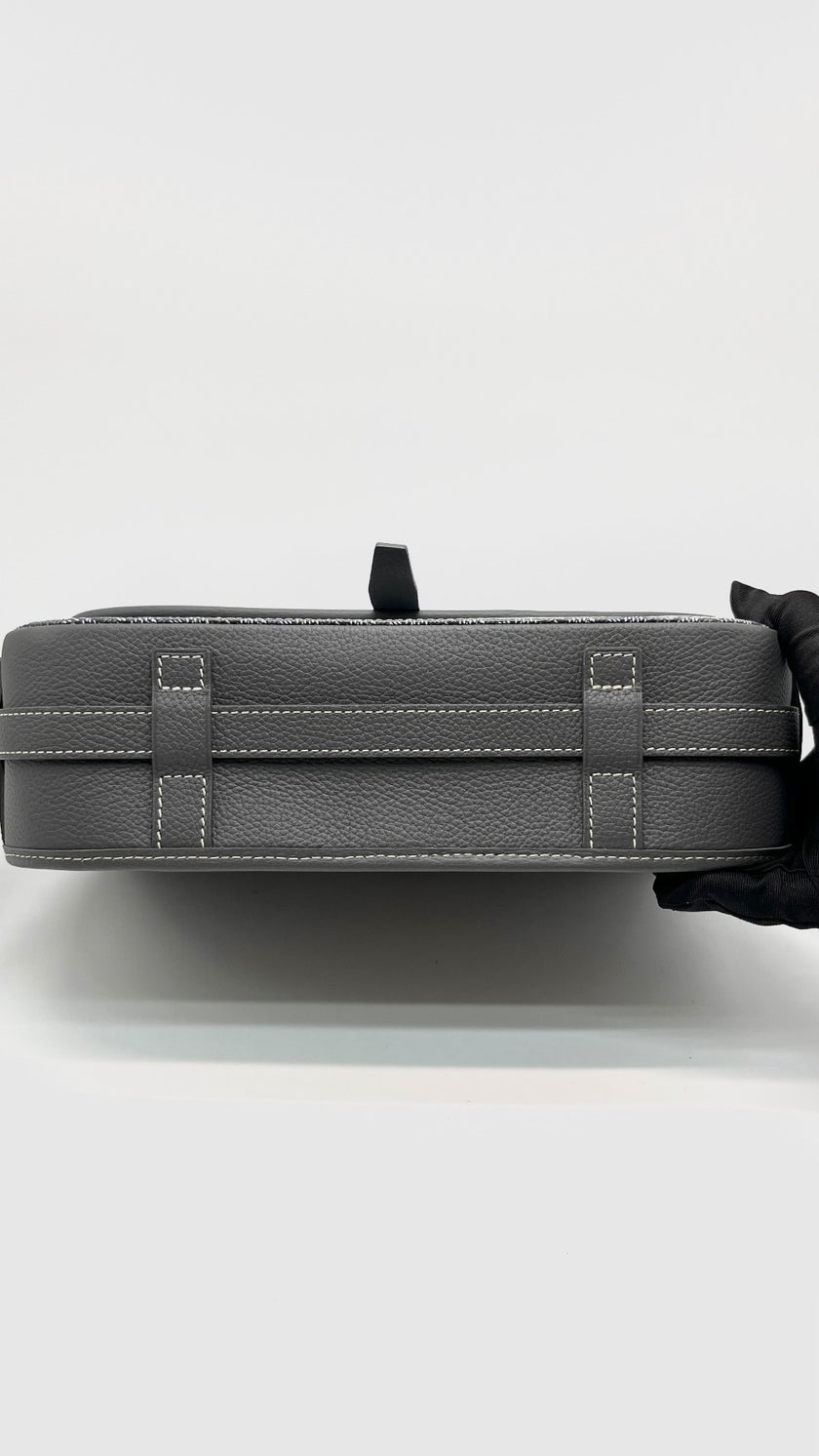 Brand New. Goyard Belvedere MM Gray SHW. MAE020256|16489