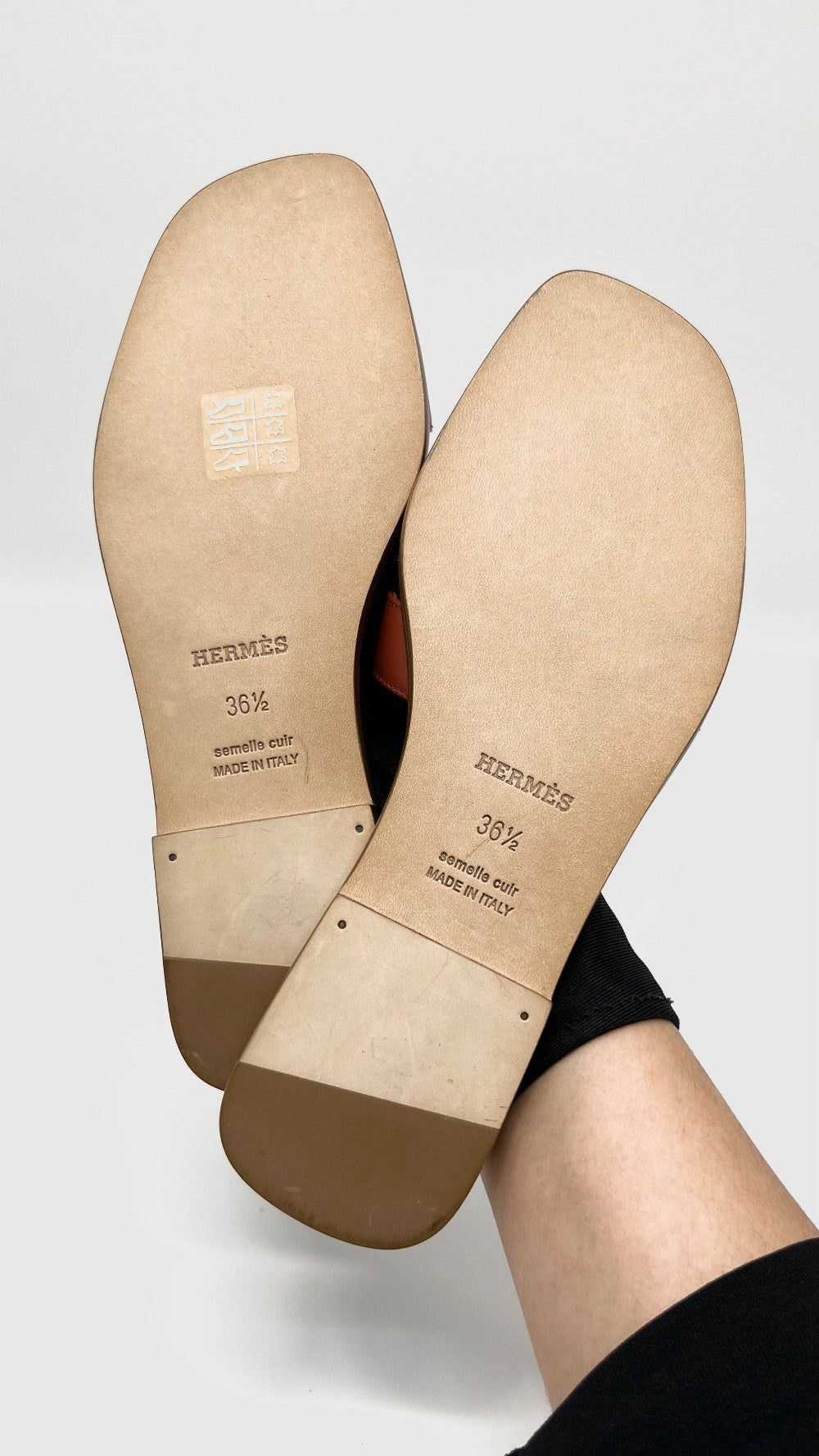 Brand New. Hermes Oran Sandals Rouge De Turin. 36.5|11601