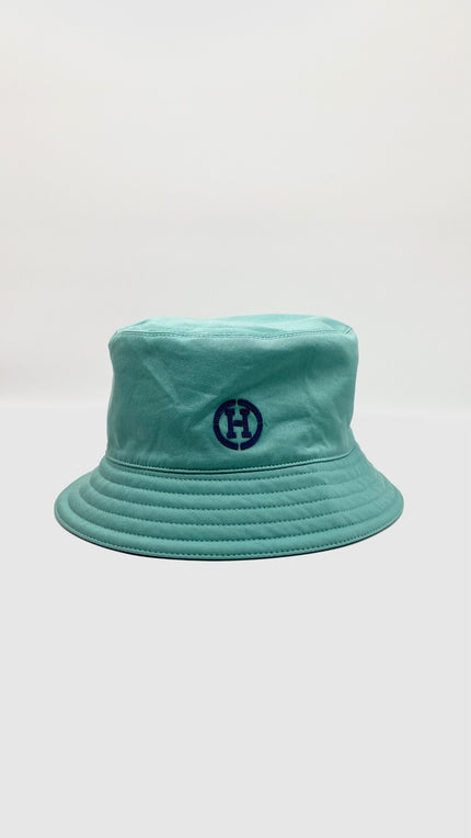 Preowned. Hermes Bucket Hat Turquoise. 57|7945