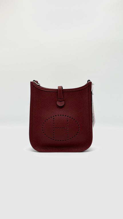 Brand New. Hermes Evelyne TPM Rouge H Clemence PHW. WTS007AU|5316