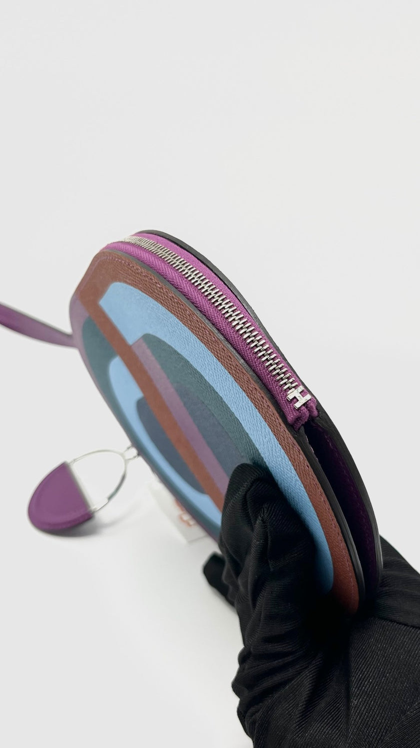 Unused. Hermes In The Loop To-Go Pochette Anemone Mulitcolored. DNN011IO|8524