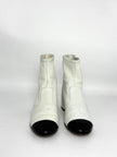 Preowned. Chanel Boots White. 36|8351