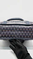 Preowned. Goyard Bourgogne Tote Blue. SOA020232|13983