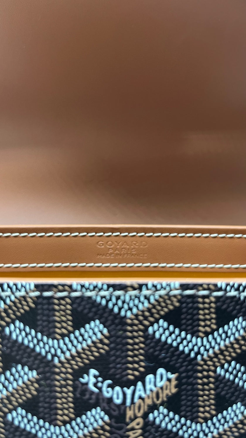 Preowned. Goyard Saigon PM Tan. LAR020221|5194