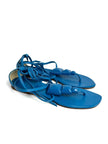 Preowned. Hermes Blue Sandals. 36|12145