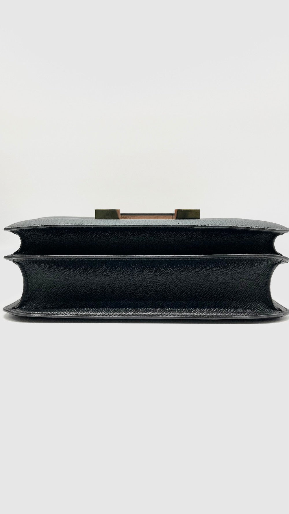 Unused. Hermes Constance 24 Black Epsom PHW. CHT917BT|9683
