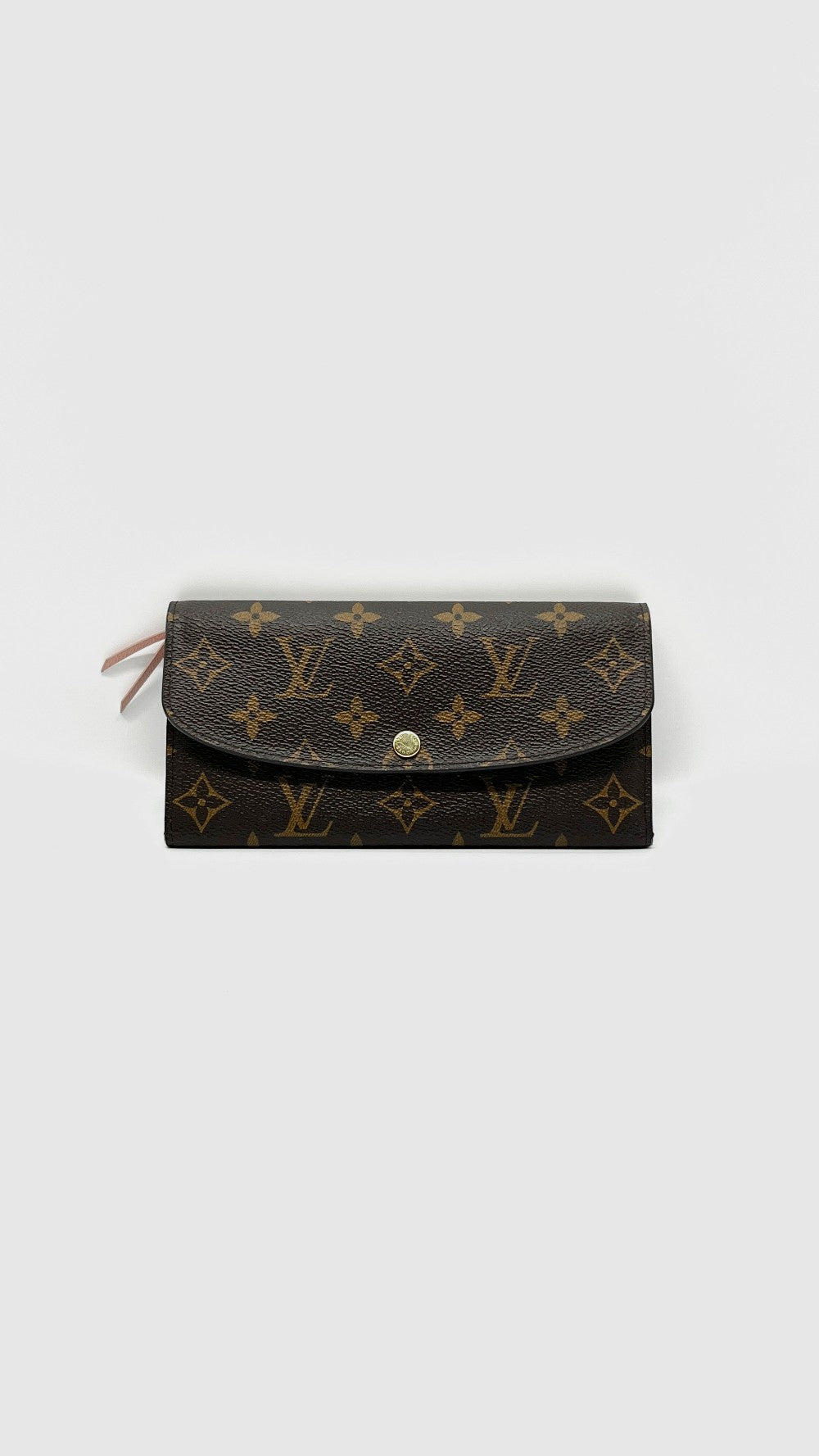 Preowned. LV Emilie Long Wallet Monogram Canvas. Microchip|11314