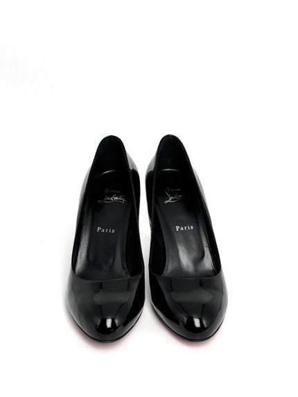Brand New. Louboutin Pumps Patent Black. 40|8376