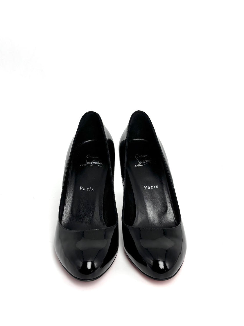Brand New. Louboutin Pumps Patent Black. 40|8376
