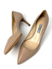 Brand New. Prada Kitten Heel Pumps Nude. 39|8990