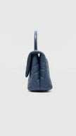 Preowned. Chanel Coco Handle Small Caviar Blue GHW. 24228917|10808