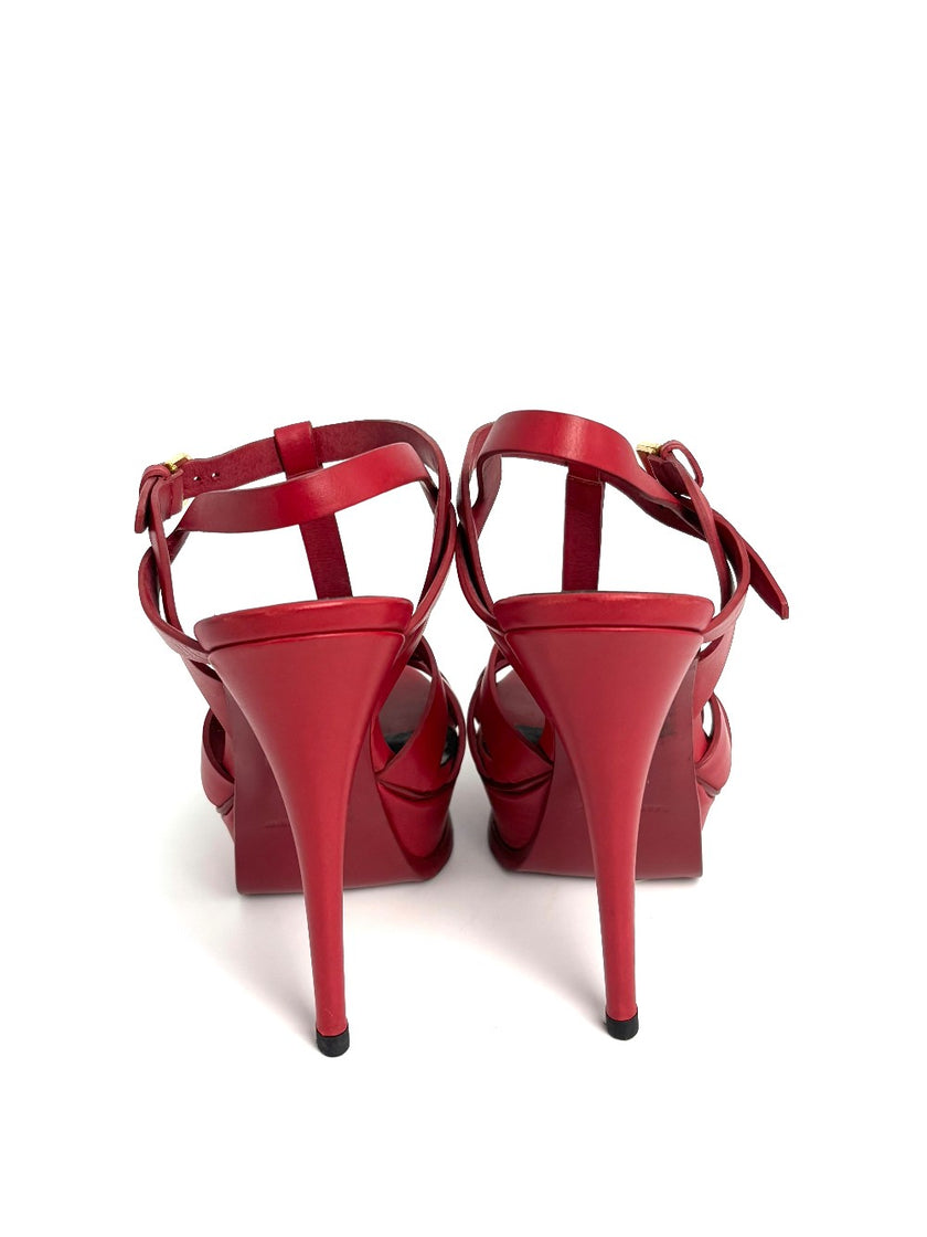 Preowned. YSL Tribute Heel Red. 37|8359