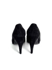 Preowned. Roger Vivier Heel Suede Black. 39|11697