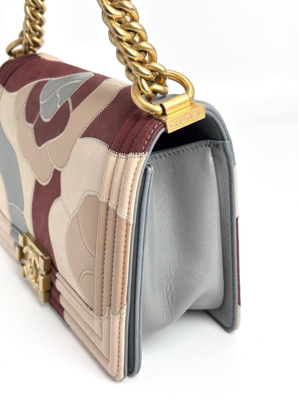 Preowned. Chanel Leboy Camelia Patchwork. 24655542|4283