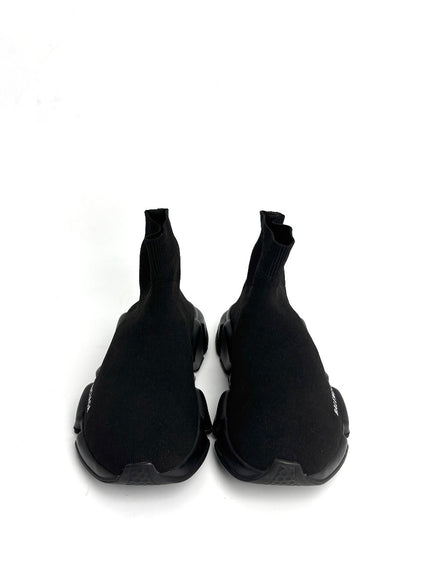 Preowned. Balenciaga Speed Trainer Sneakers Black. 38|12927