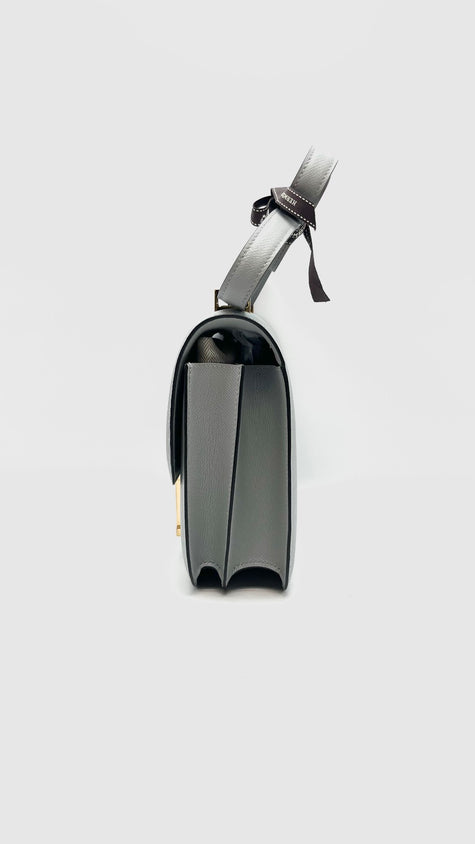 Brand New. Hermes Constance 24 Gris Mouette Epsom GHW. CST509FI|16212
