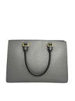 Like New. Prada Argilla Two Way Saffiano Gray. 158D|12353