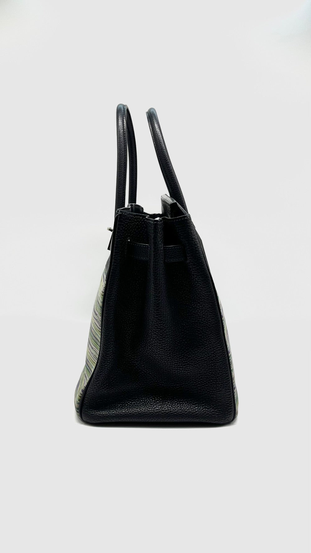 Preowned. Hermes Birkin 35 Vibrato Blue Indigo Togo PHW. G24C|13929