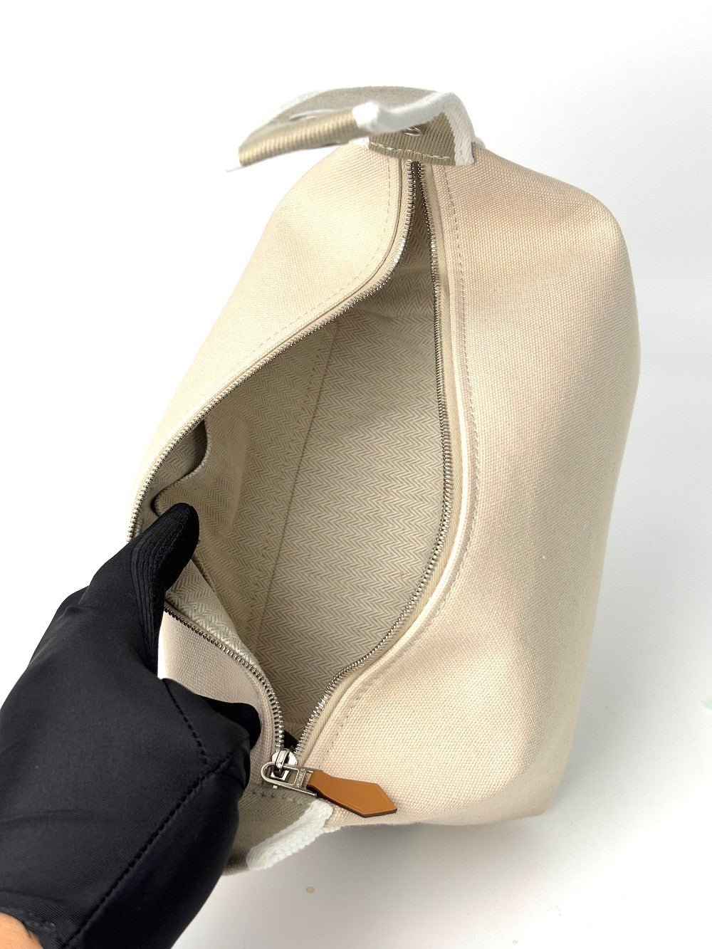 Brand New. Hermes Bride A Brac Ivory PM|8046