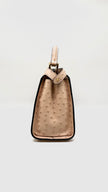 Brand New. Fendi Peekaboo Small Ostrich Pink|7843