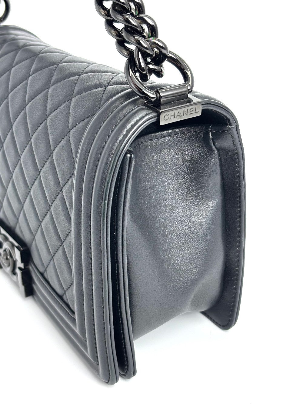 Preowned. Chanel Leboy Old Medium So Black. 24954970|4300