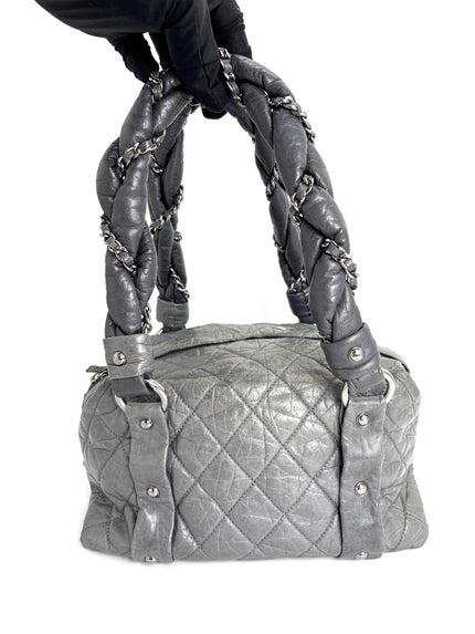 Preowned. Chanel Matelasse Vintage Gray. 10457941|4138