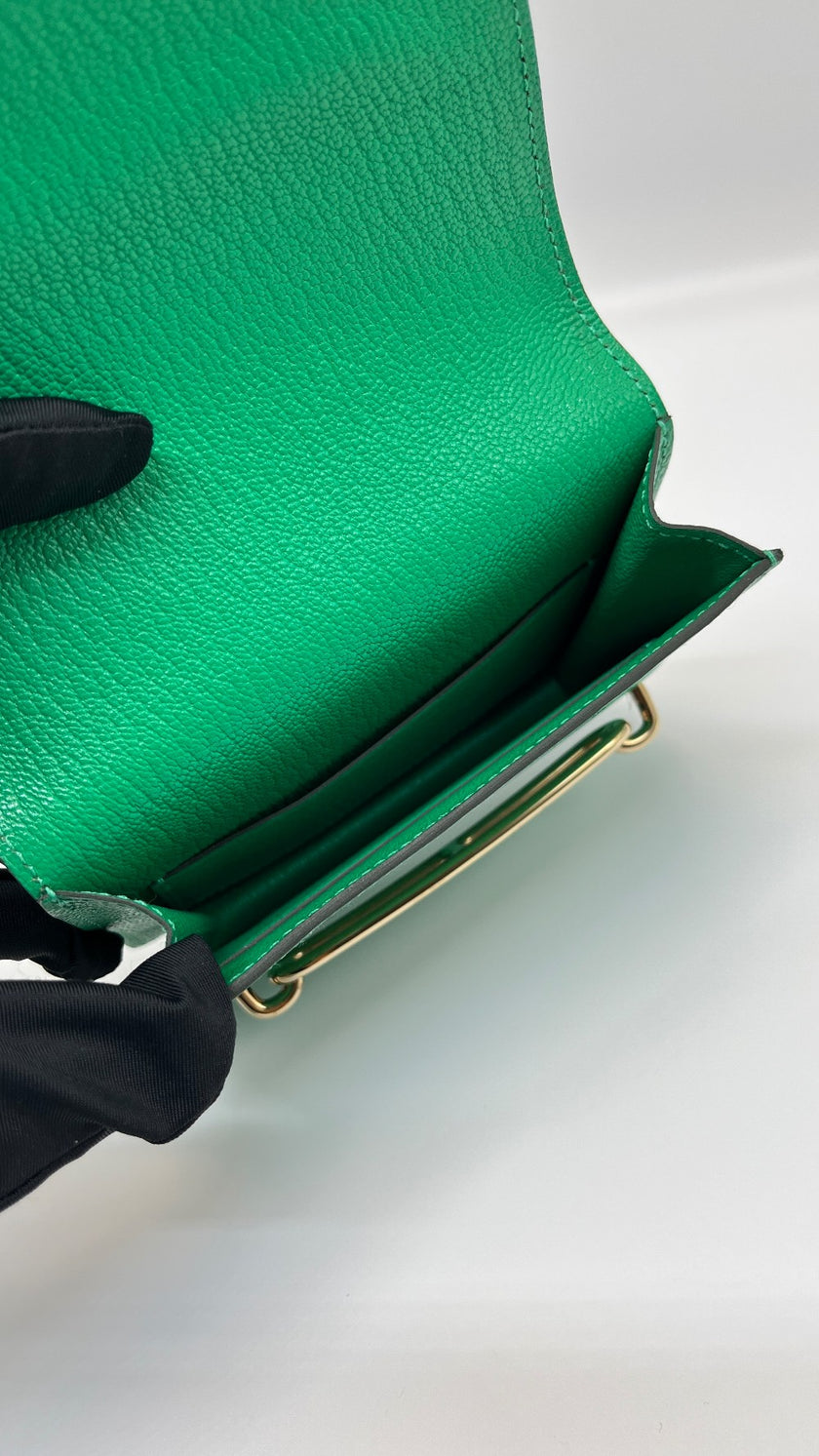 Brand New. Hermes Roulis Slim Vert Vertigo|5384