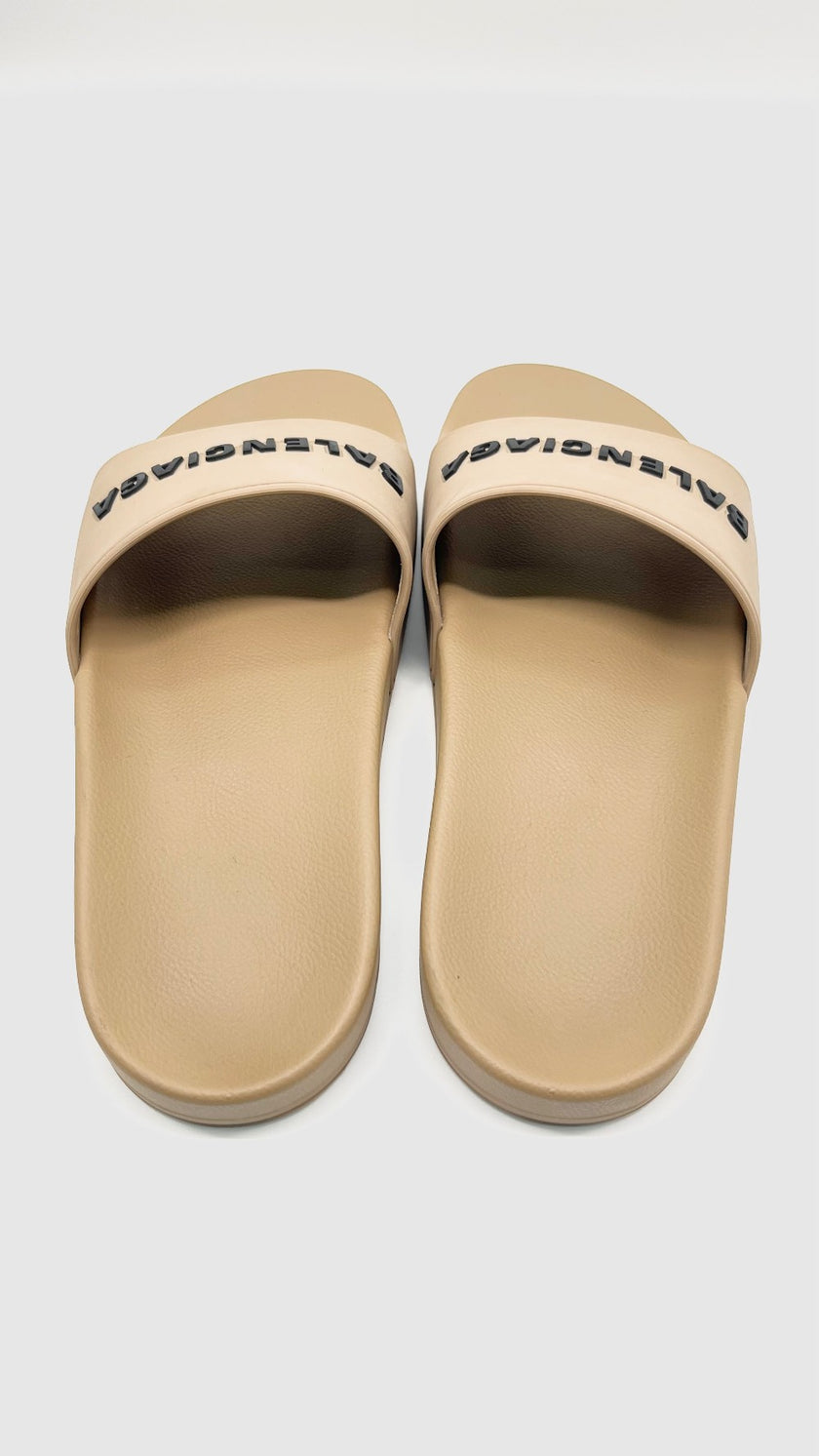 Preowned. Balenciaga Slide Beige. 39|10385