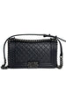 Preowned. Chanel Leboy Old Medium So Black. 24954970|4297