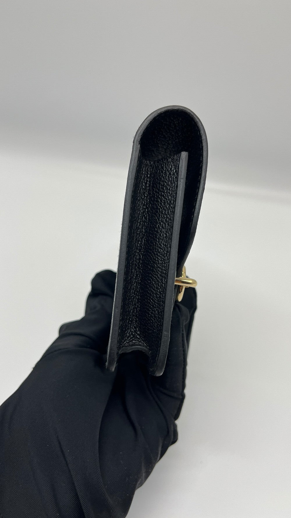 Preowned. Hermes Roulis Slim Passant Black GHW. WAM006UM|5372