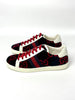 Brand New. Gucci Sneakers Tweed Black/Red. 38|8591
