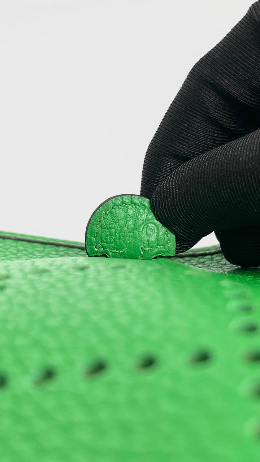 Preowned. Hermes Evelyne TPM Bambou. RFP|3830