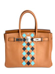 Preowned. Hermes Birkin 30 Tressage Gold. DCT636ZH|3453