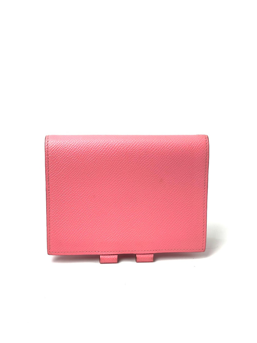 Preowned. Hermes Passport Holder Azalee|7077